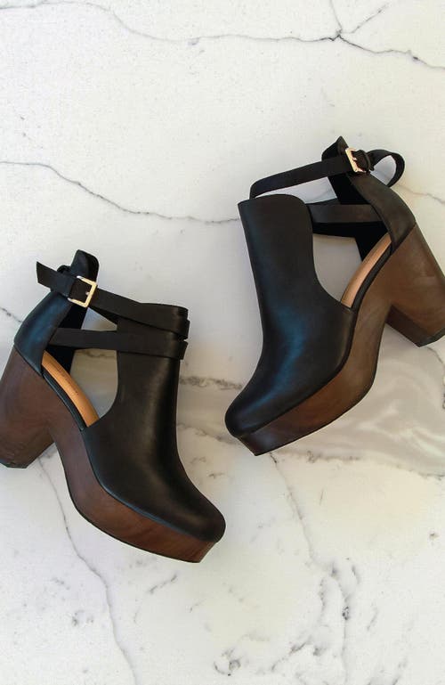 BELLE & BLOOM BELLE & BLOOM FEARLESS CLOG ANKLE BOOT