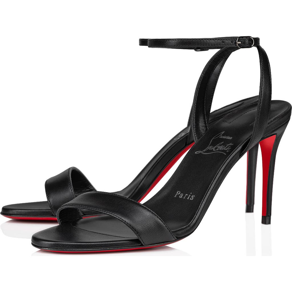 Christian Louboutin Miss Z Sandal 80 Leather Sandals In Black