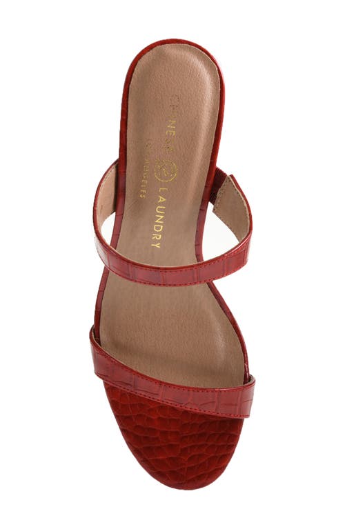 Shop Chinese Laundry Yamila Slide Sandal In Red