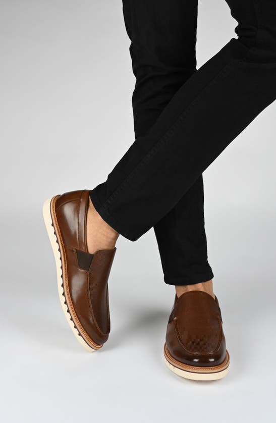 Vance Co. Dallas Tru Comfort Slip-on In Brown