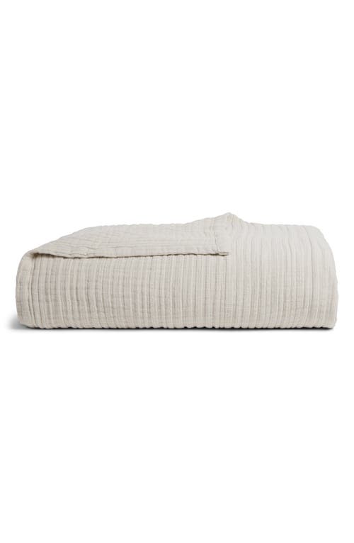 Parachute Cloud Cotton & Linen Gauze Bed Blanket in Natural at Nordstrom