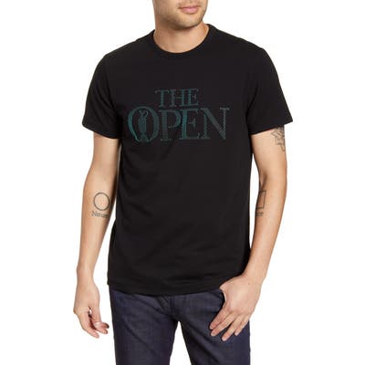 Boss British Open Regular Fit Graphic T-Shirt, Black