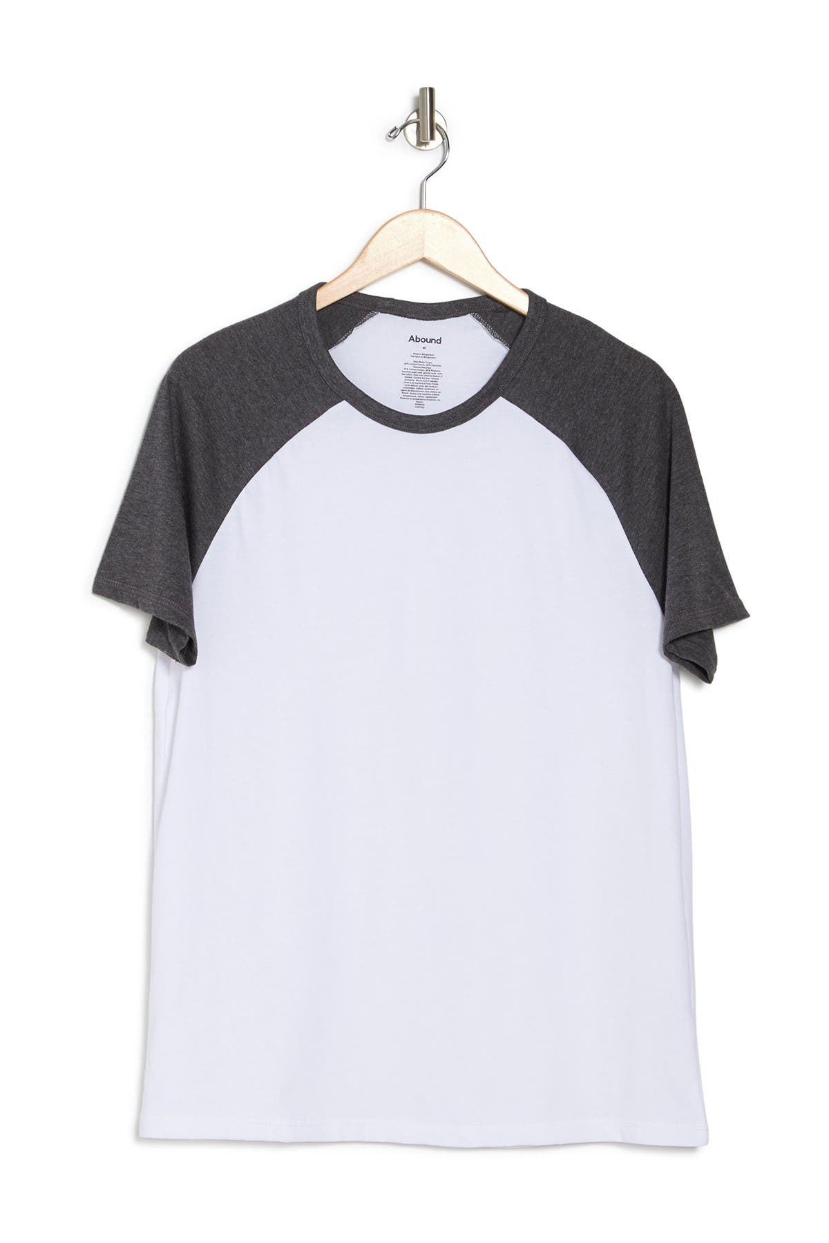 Abound Colorblock Short Sleeve Baseball T-shirt In White