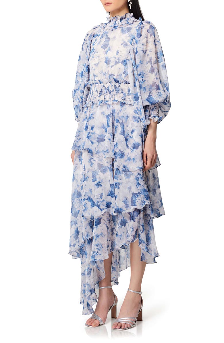 Elliatt Astrid Floral Long Sleeve Midi Dress | Nordstrom