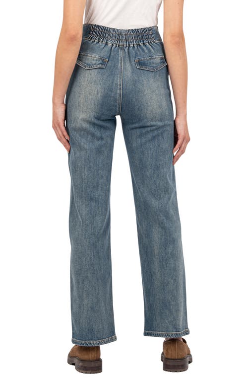 Shop Kut From The Kloth Fay Seamed High Waist Ankle Straight Leg Jeans In Joyfully