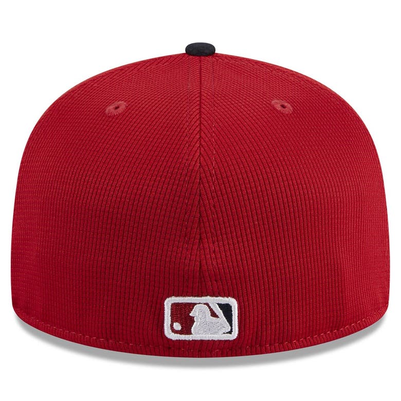 Shop New Era Youth   Red Washington Nationals 2024 Batting Practice 59fifty Fitted Hat