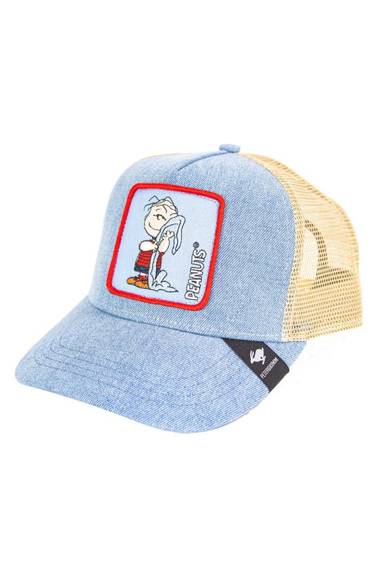 Shop Peter Grimm Linus Trucker Hat In Denim