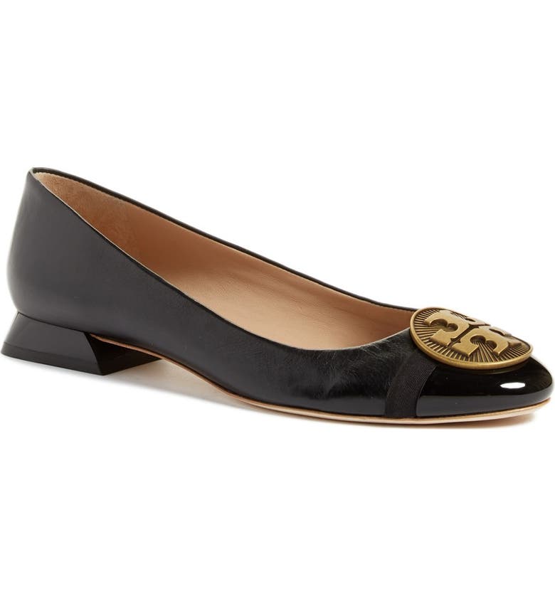 Tory Burch 'Cheri' Cap Toe Flat (Women) | Nordstrom