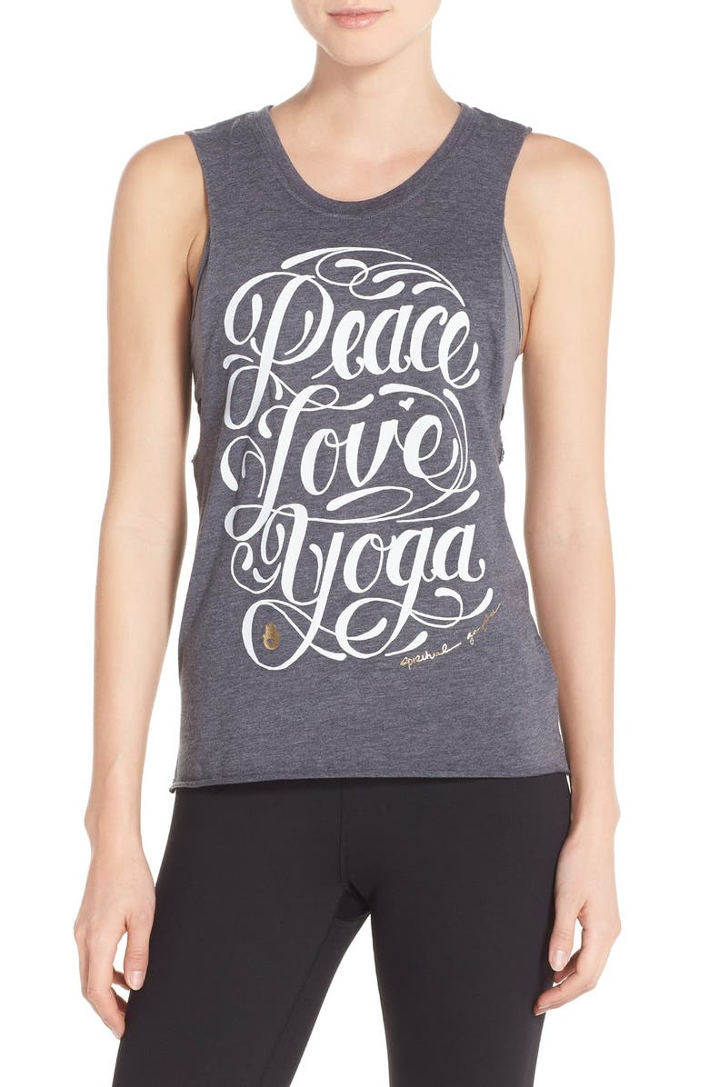 Spiritual Gangster 'Peace Love Yoga' Muscle Tank | Nordstrom