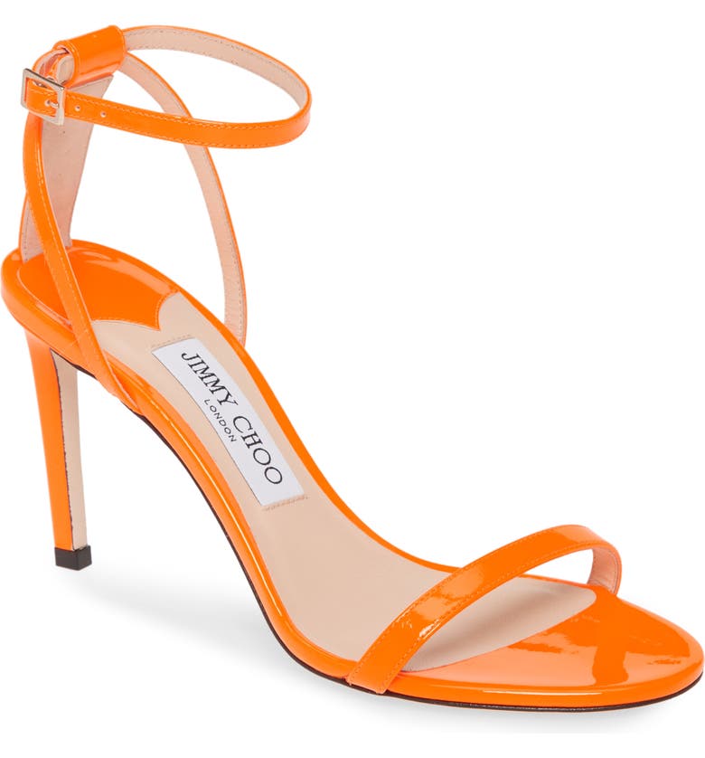 Jimmy Choo Minny Neon Patent Sandal (Women) | Nordstrom