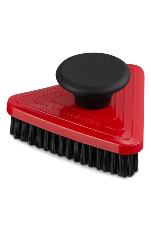 Le Creuset Triangular Grill Pan Brush In Cerise