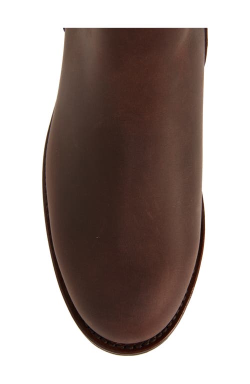 Penelope Chilvers Water Resistant Knee High Tassel Boot In Conker