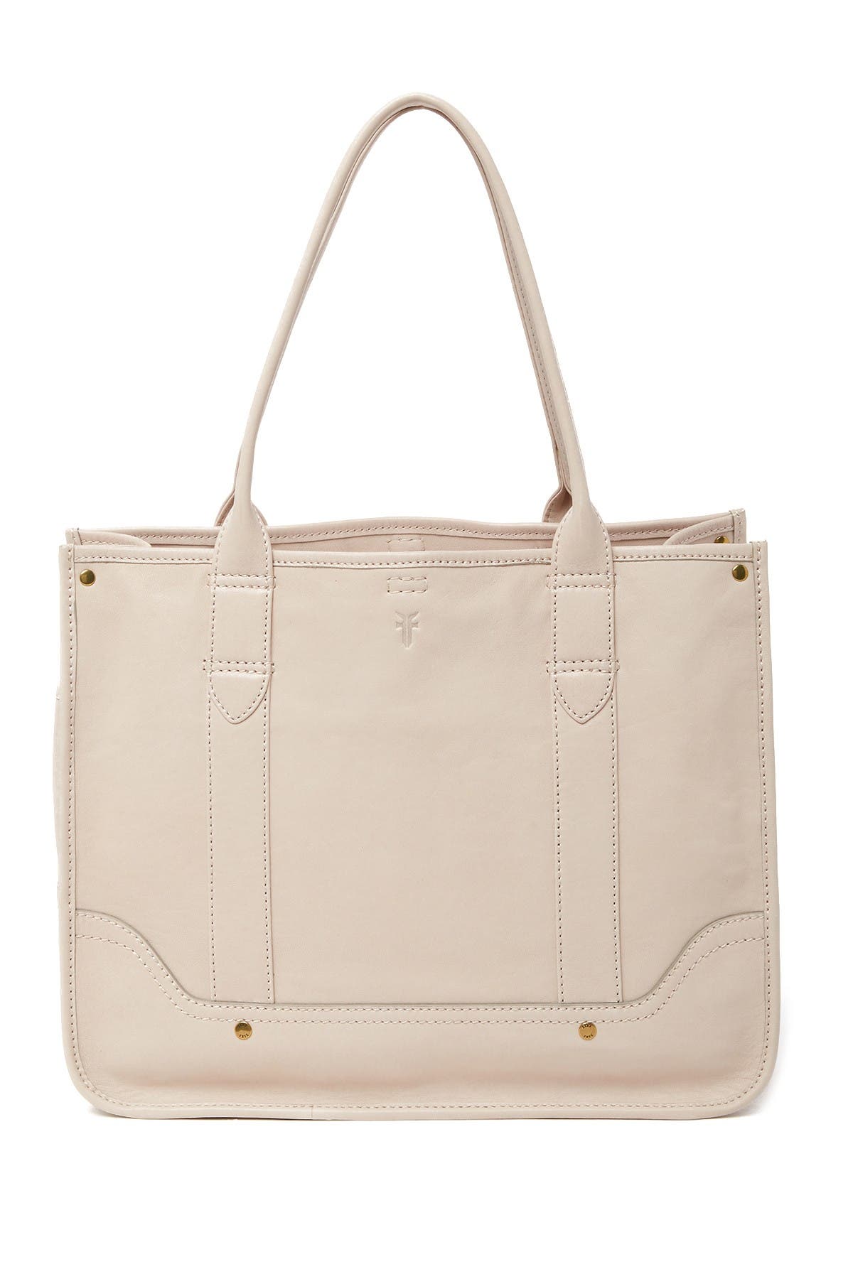 Frye Madison Shopper Leather Tote Bag In Stone ModeSens