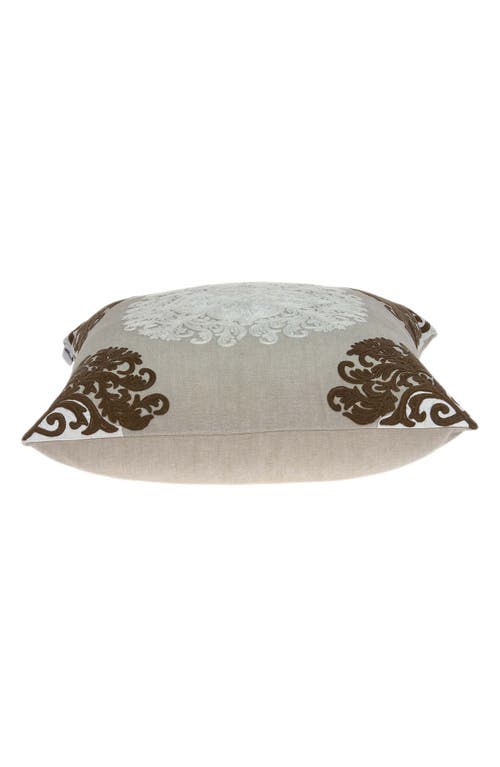 Parkland Collection Pilar Traditional Throw Pillow In Beige