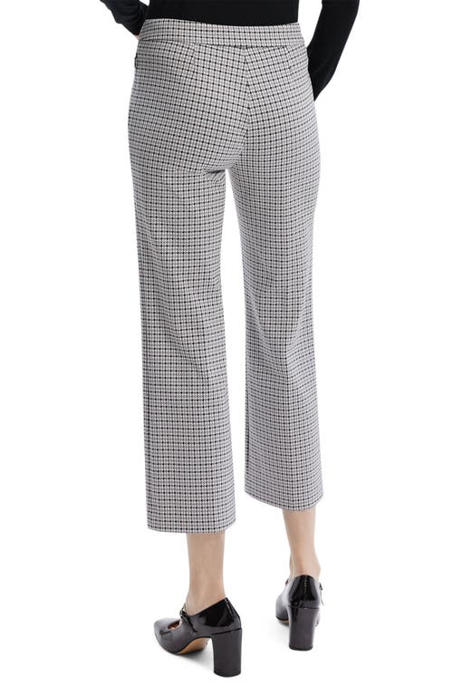 Shop Theory Houndstooth Crop Pants In Cinder Multi