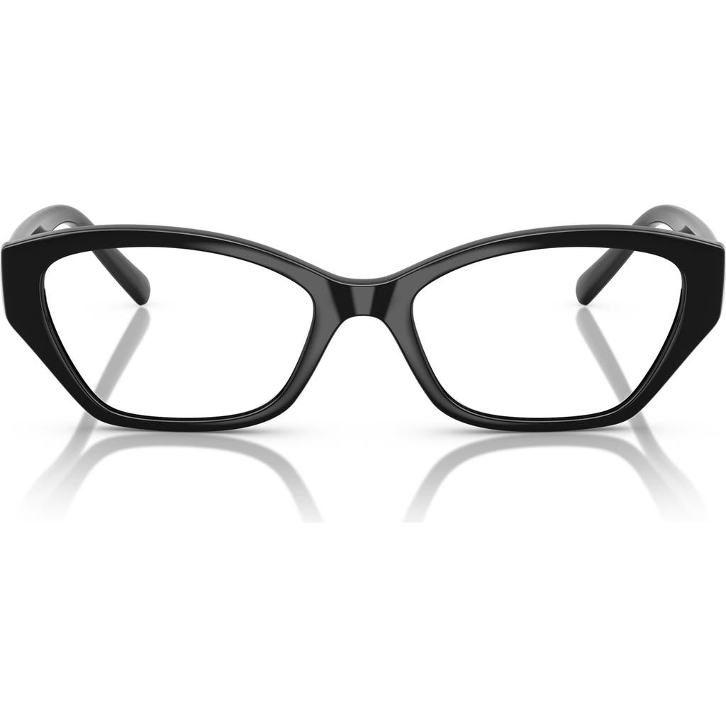 Vogue 51mm Cat Eye Optical Glasses In Black