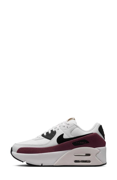 Shop Nike Air Max 90 Lv8 Platform Sneaker In Sail/maroon/phantom