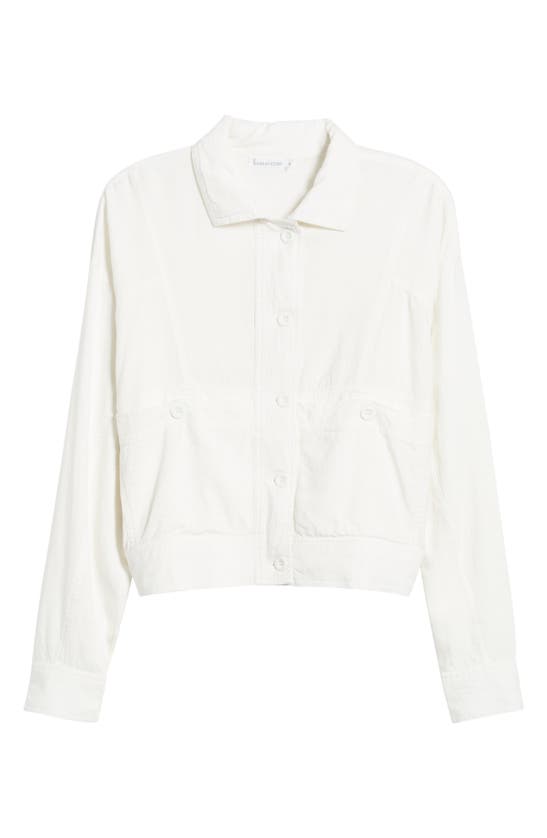 Shop Brave + True Brave+true Ashton Linen Blend Jacket In White