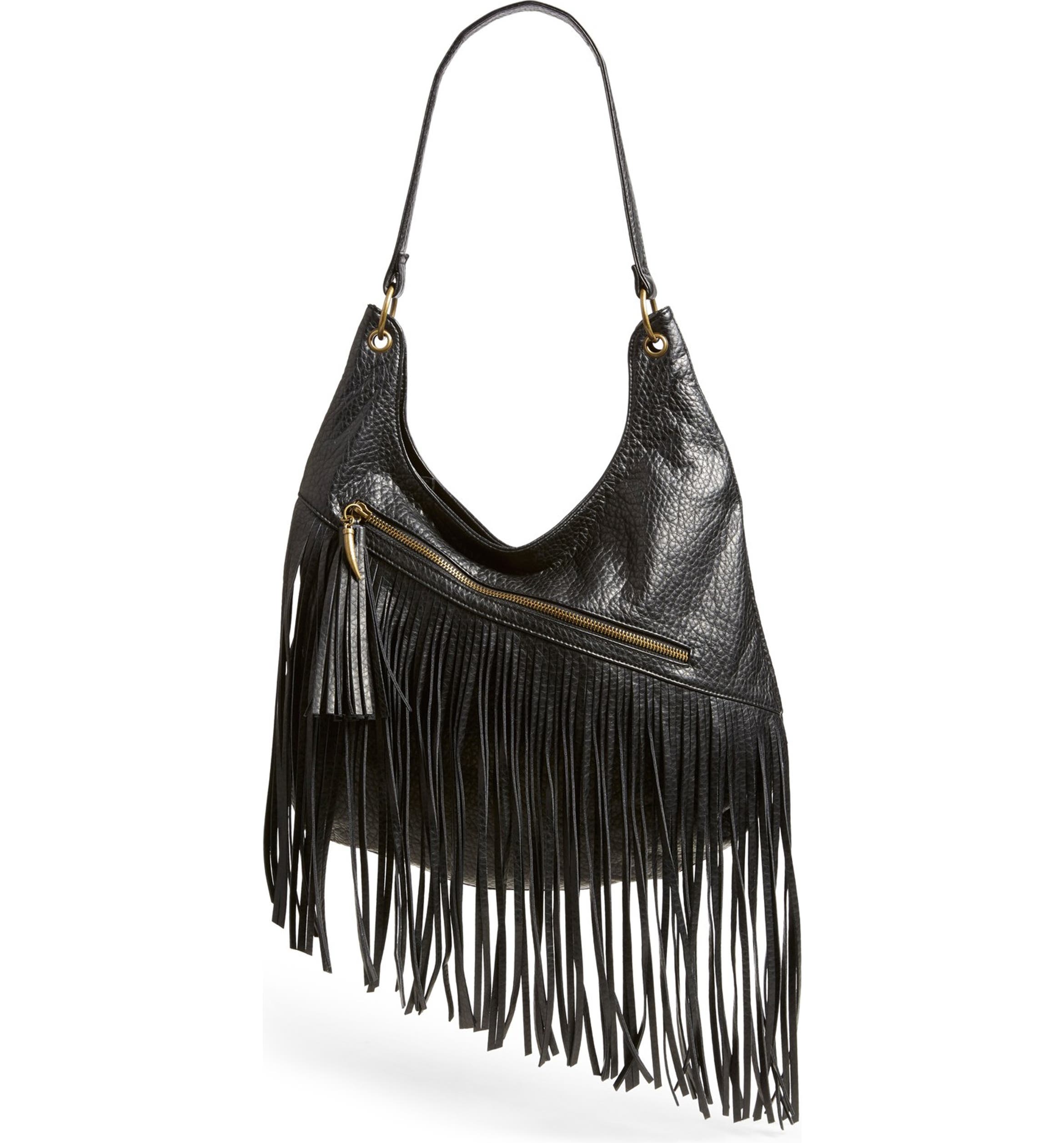 Volcom 'Fringe Benefit' Faux Leather Hobo Bag | Nordstrom