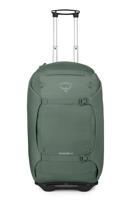 Sojourn 25-Inch Wheeled Recycled Nylon Travel Pack in Koseret Green