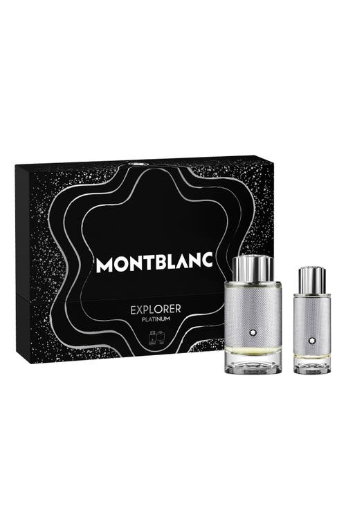 Montblanc Explorer Platinum Eau de Parfum Set (Limited Edition) $200 Value 