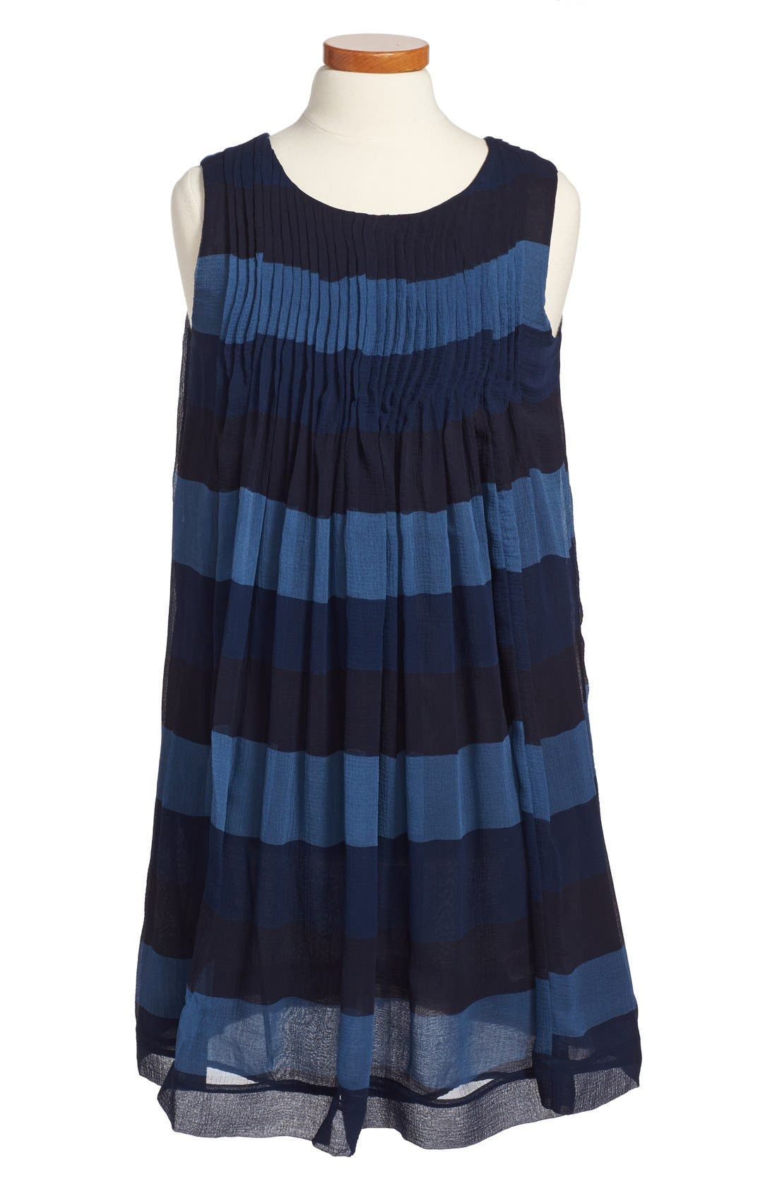 Burberry Sleeveless Silk Gauze Dress (Little Girls & Big Girls) Nordstrom