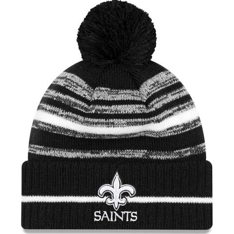 Women's New Era Cream New Orleans Saints 2022 Sideline Cuffed Knit Hat