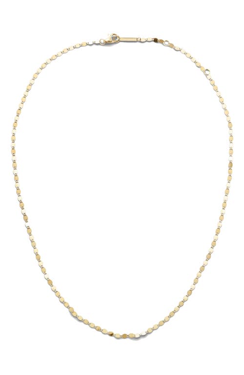 Lana Petite Nude Chain Choker in Yellow Gold at Nordstrom, Size 16 In
