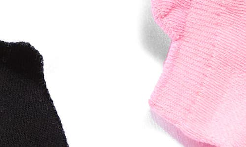 Stems 3-pack Lightweight Training Socks In Pink/black/white