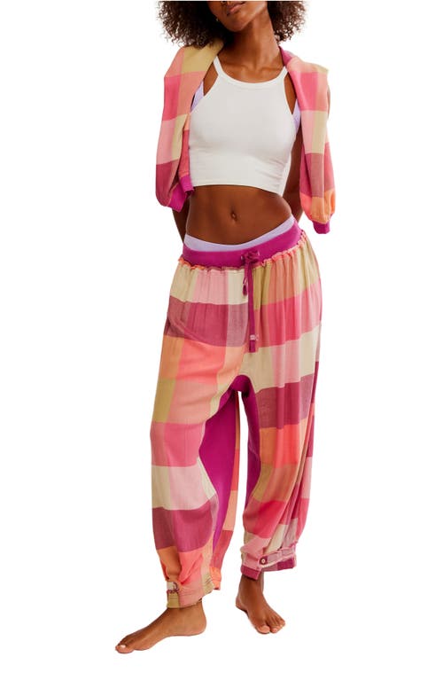 Shop Free People Sugar Cookie Flannel Pajama Pants In Warm Combo