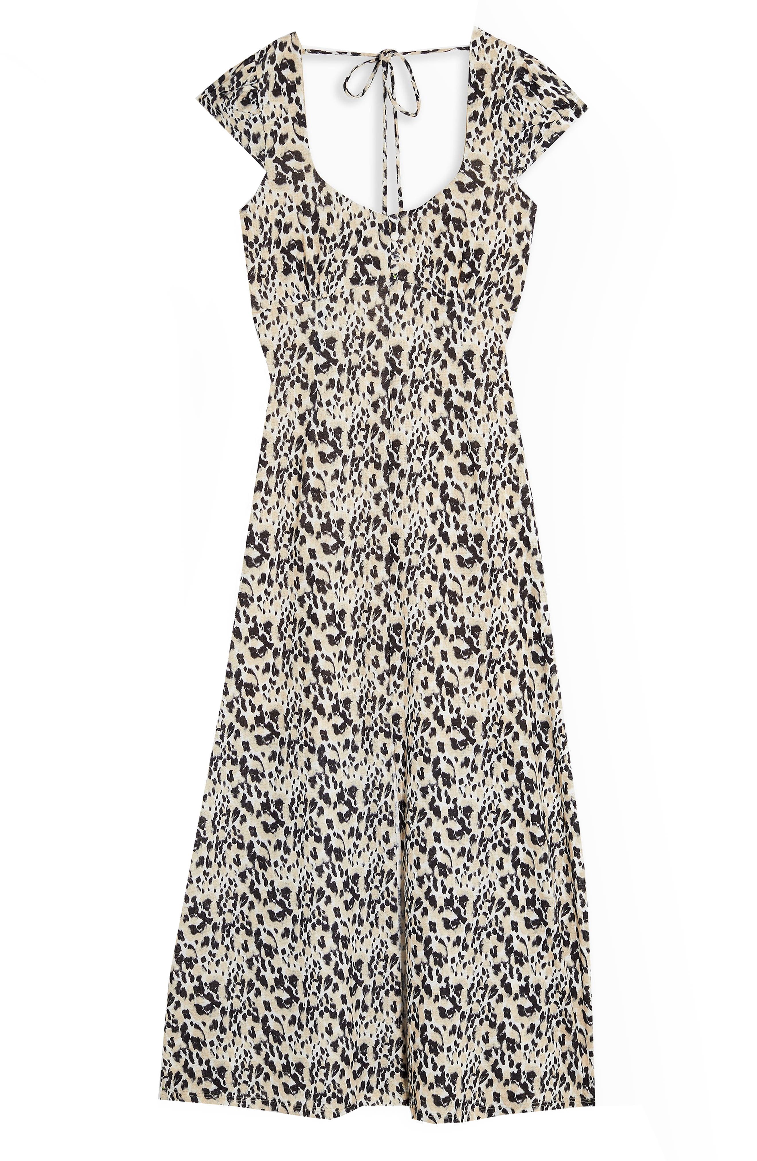 topshop animal dress