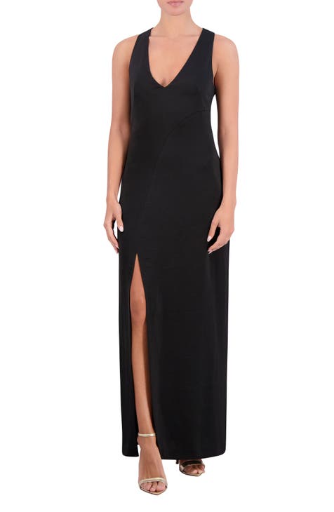 Side Slit Sleeveless Maxi Dress