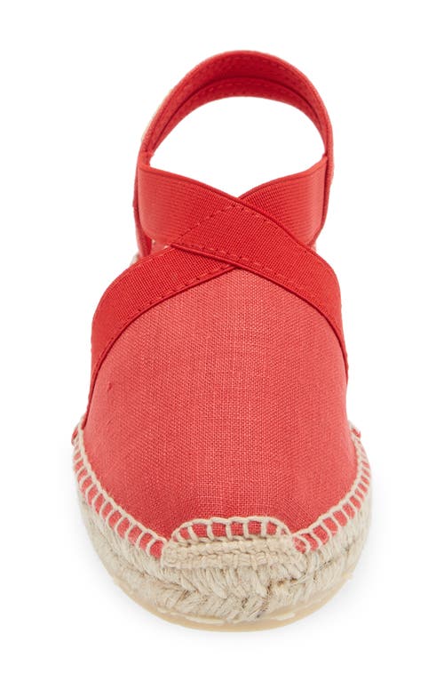Toni Pons Verona Wedge Espadrille In Vermell/red