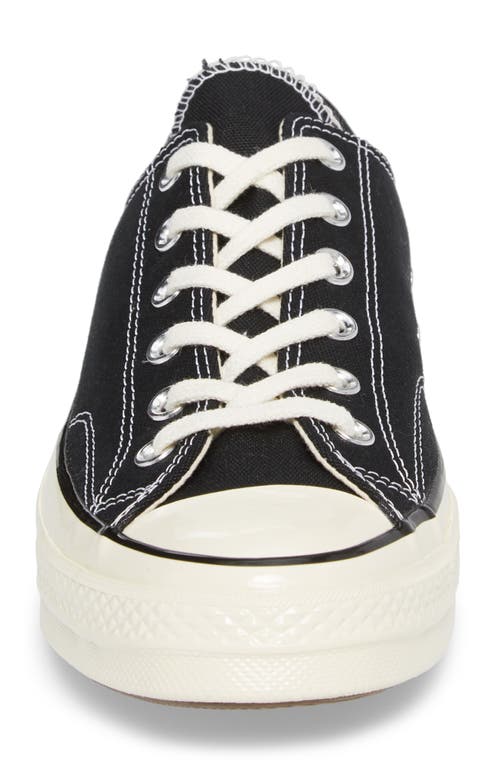 Shop Converse Chuck Taylor® All Star® 70 Low Top Sneaker In Black/black/egret