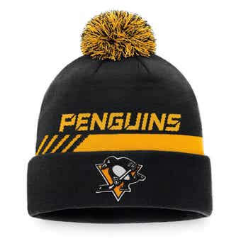 Pittsburgh Penguins Fanatics Branded True Classics Beanie with Pom - Unisex