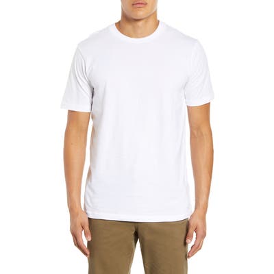 Rvca Hi-Grade White Crewneck T-Shirt, White