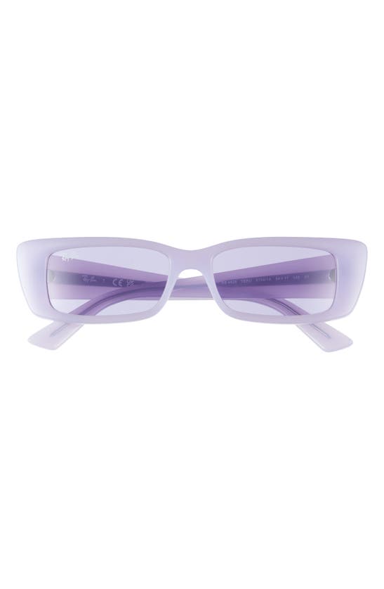 Shop Ray Ban Ray-ban Teru 54mm Rectangle Sunglasses In Violet
