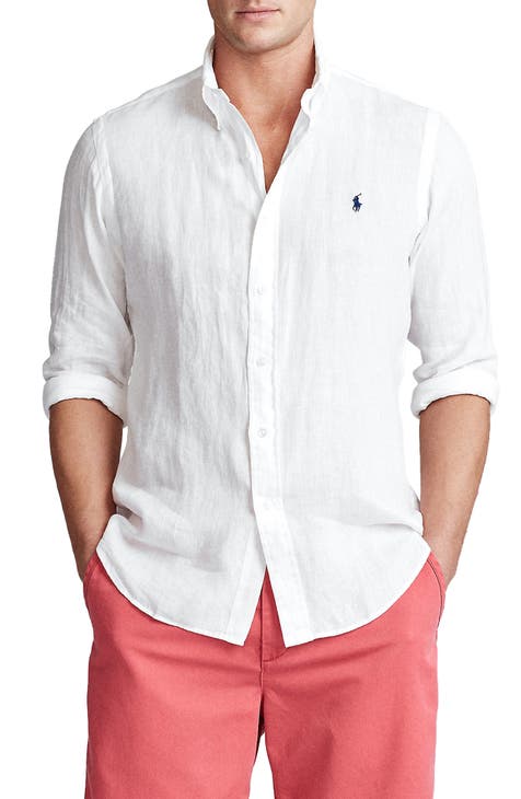 Polo Ralph Lauren Green Button-Front Shirts for Men