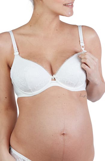 Cache Coeur Louise Embroidered Maternity/Nursing Bra