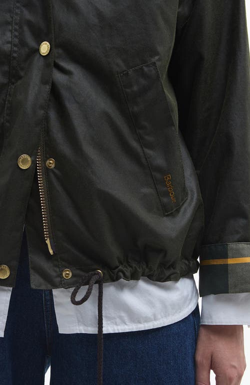BARBOUR BARBOUR INEZ WAXED COTTON JACKET