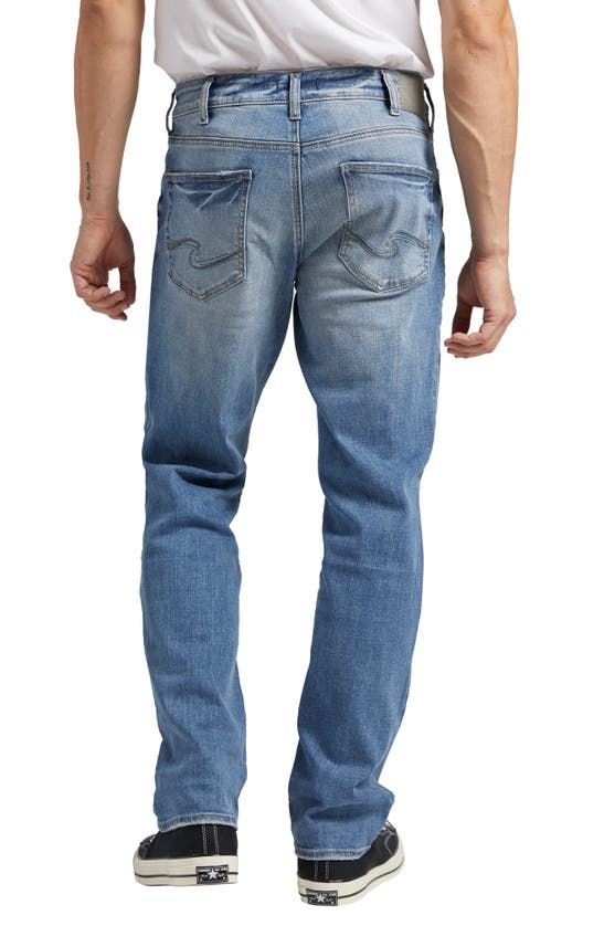 Shop Silver Jeans Co. Grayson Straight Leg Jeans In Indigo