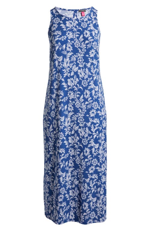 VINCE CAMUTO VINCE CAMUTO FLORAL SLEEVELESS MAXI DRESS