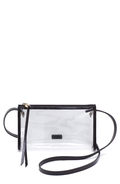 HOBO Jewel PVC Crossbody Bag in Clear W/Black