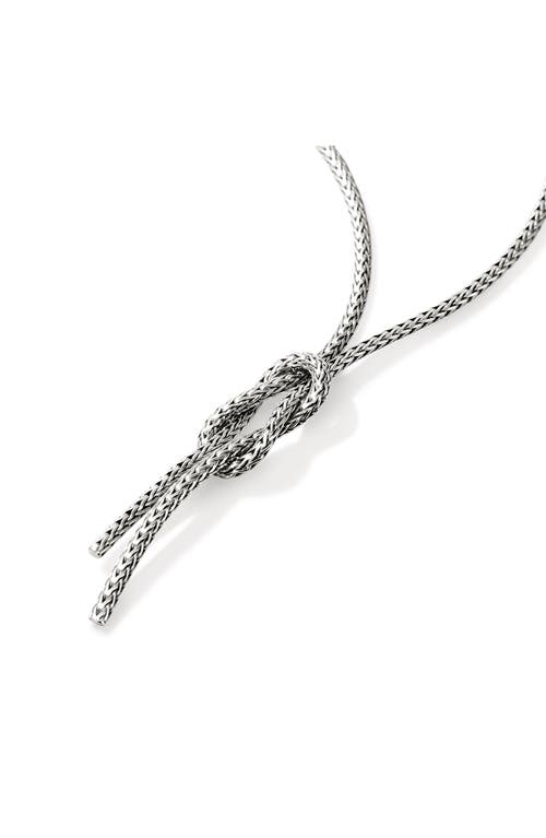 Shop John Hardy Love Knot Y-necklace, Sterling Silver