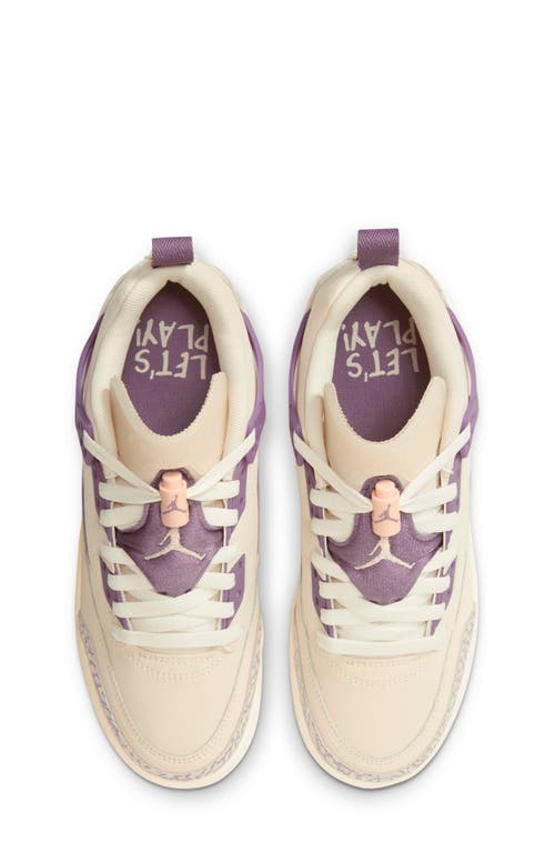 Nike Kids' Spizike Low Sneaker In Light Brown/violet Dust/sail
