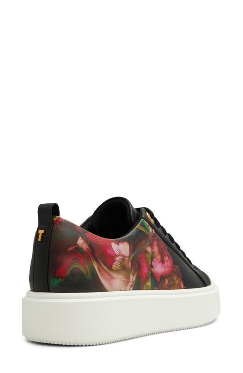 Shop Ted Baker London Avery Platform Sneaker In Black Multi