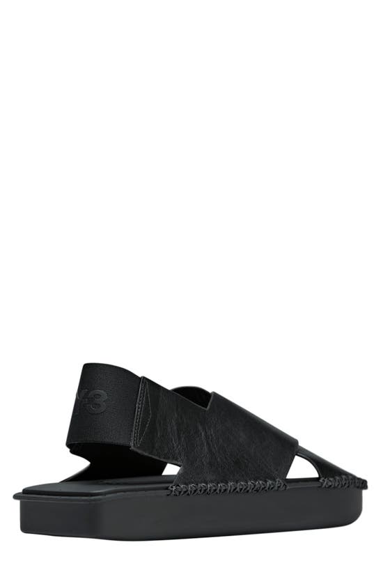 Shop Y-3 Slingback Sandal In Black