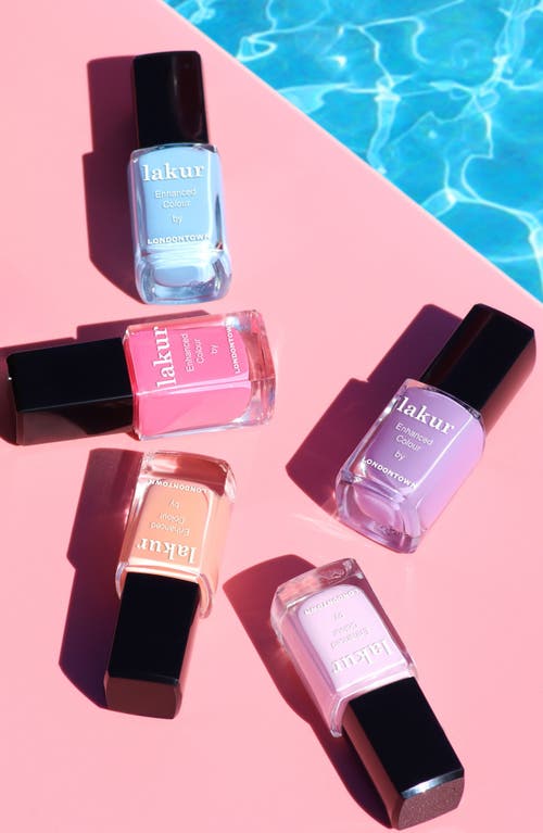 Londontown Lakur Enhanced Colour Nail Polish 0.4 Oz. In Pink Palm