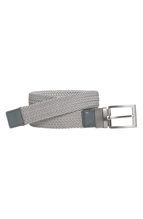 Johnston & Murphy Reversible Stretch Belt In Gray