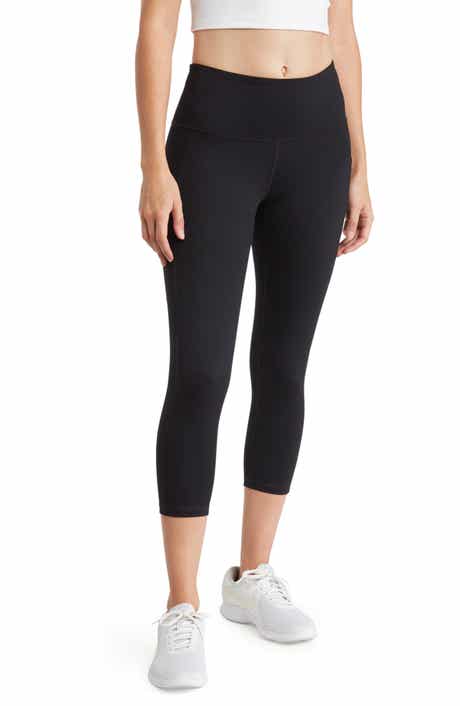 Yogalicious Womens Lux Polygiene Tribeca High Waist 3 1/2 Short with Side  Pockets - Black - X Small